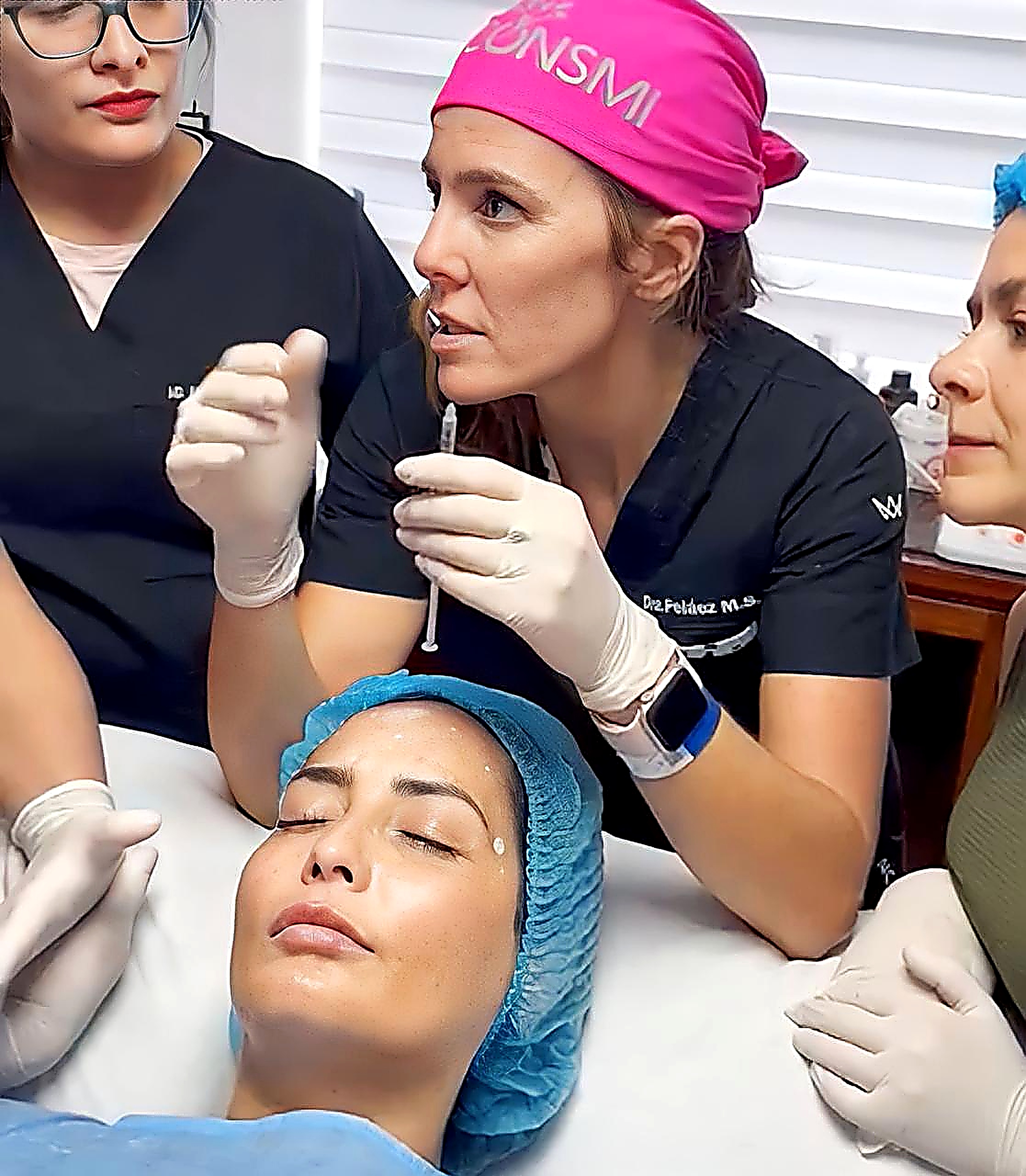 Clase práctica de Medicina Estética, ACER - Universidad Católica de Córdoba