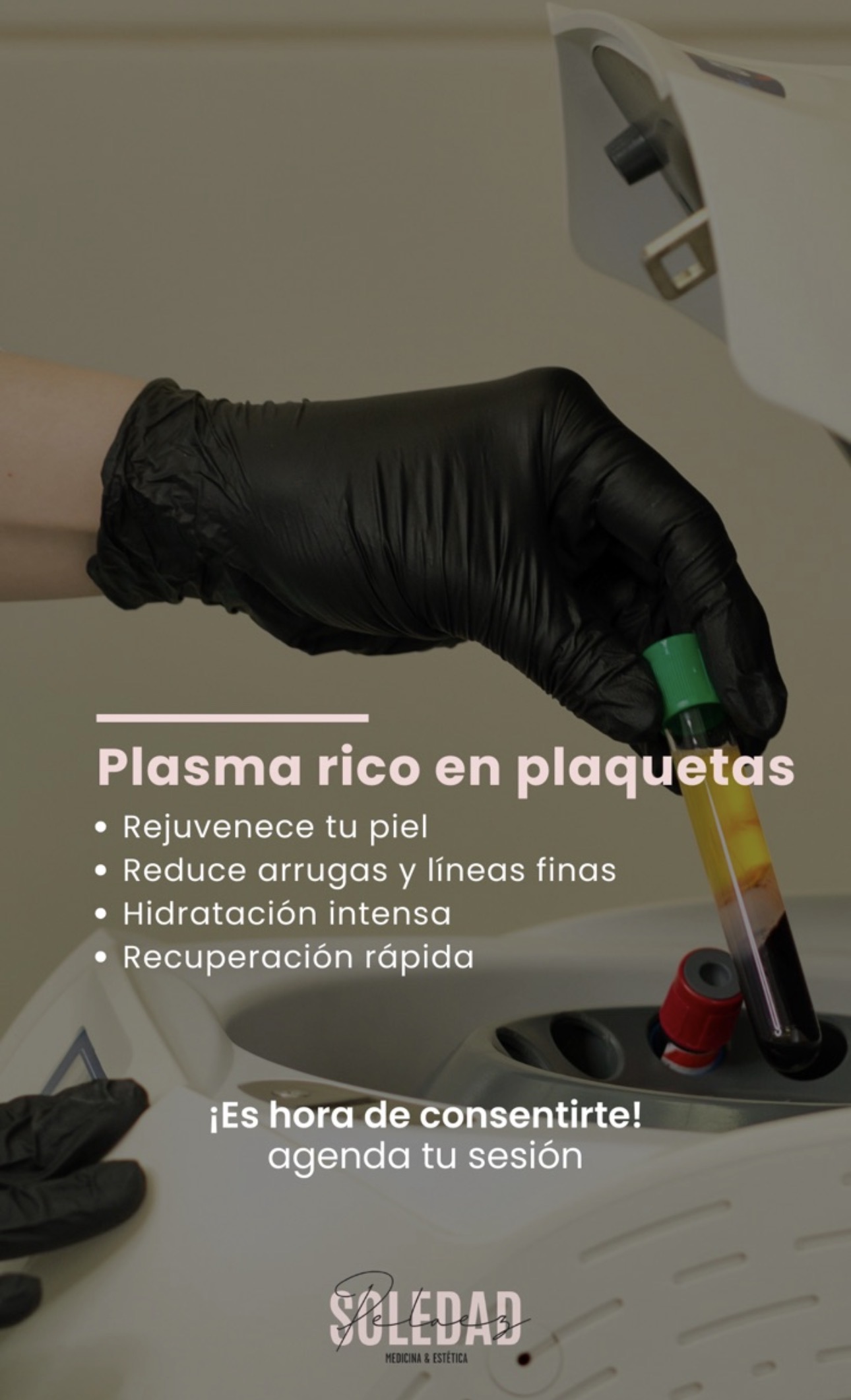 Plasma rico en plaquetas, extracción y procesamiento