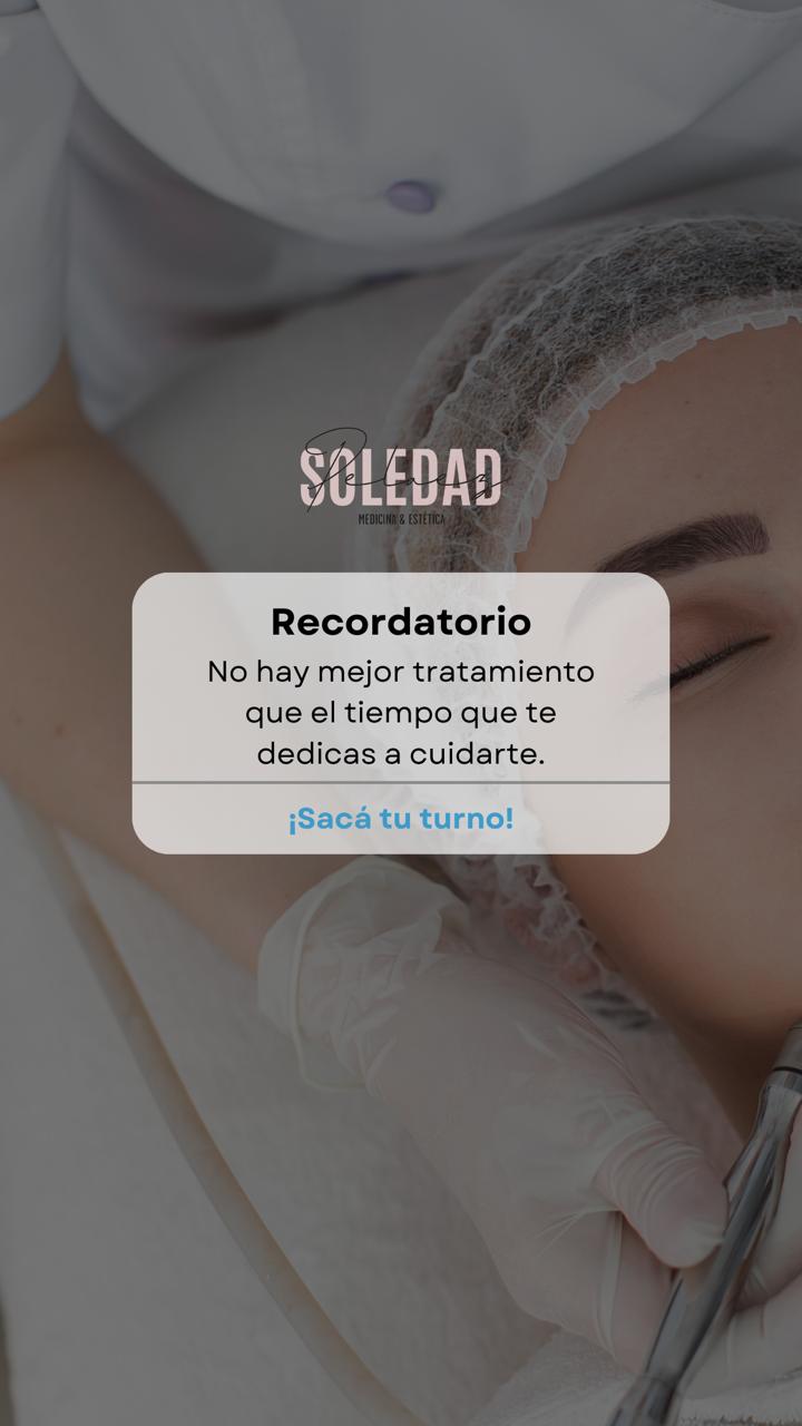 Recordatorio: no hay mejor tratamiento que el tiempo que te dedicás a cuidarte