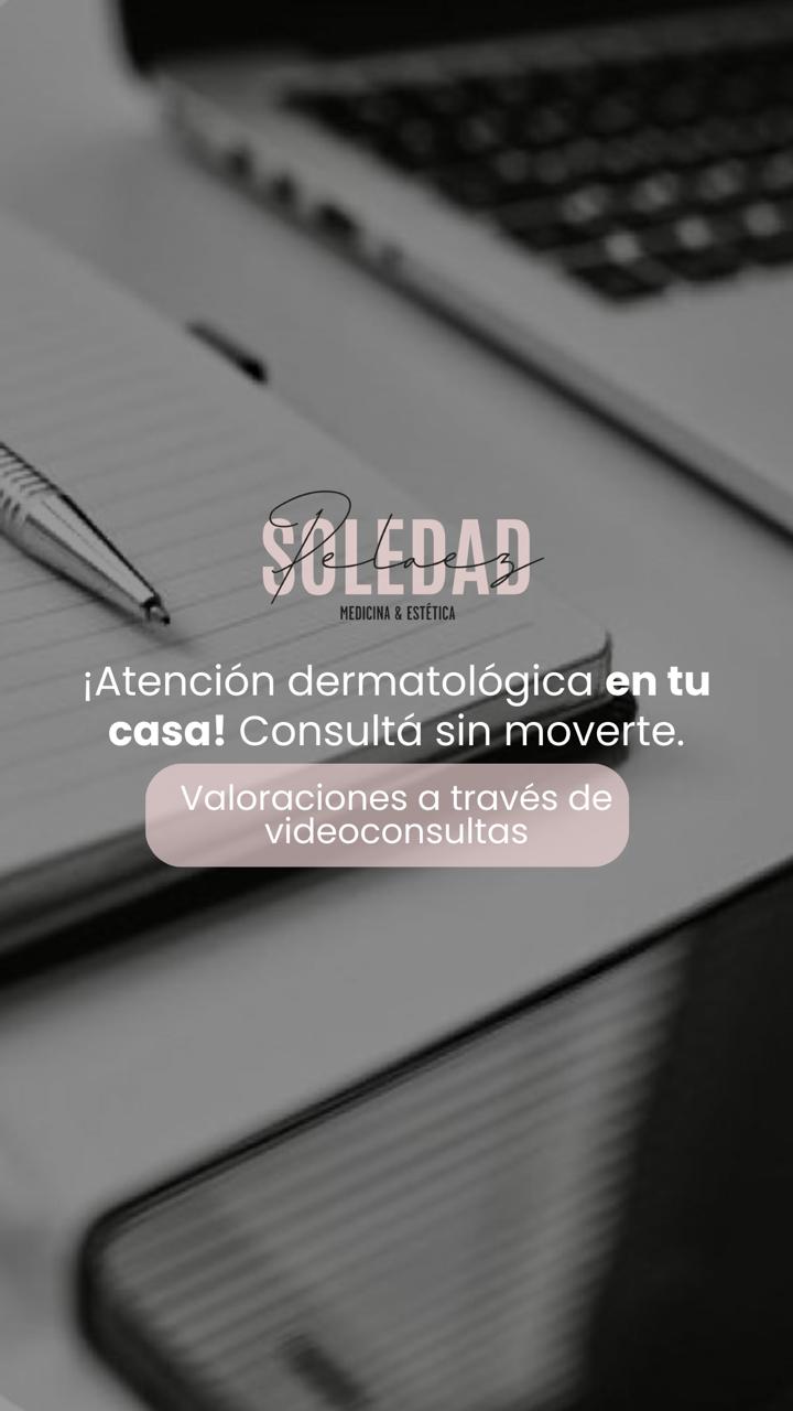 Atención dermatológica a distancia, videoconsultas